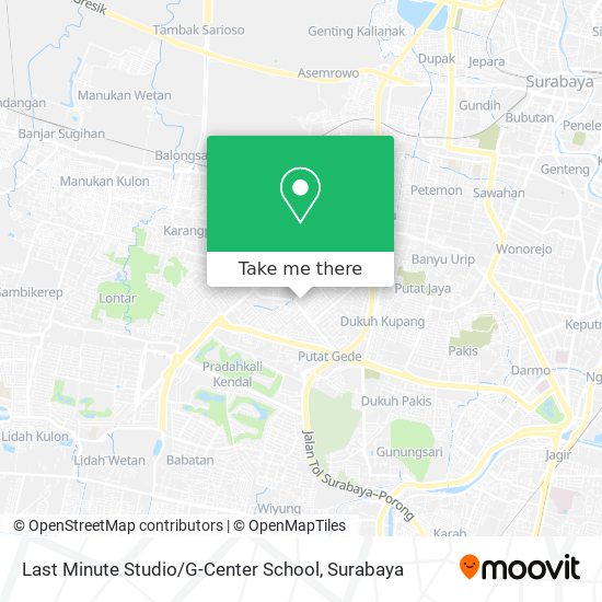 Last Minute Studio / G-Center School map