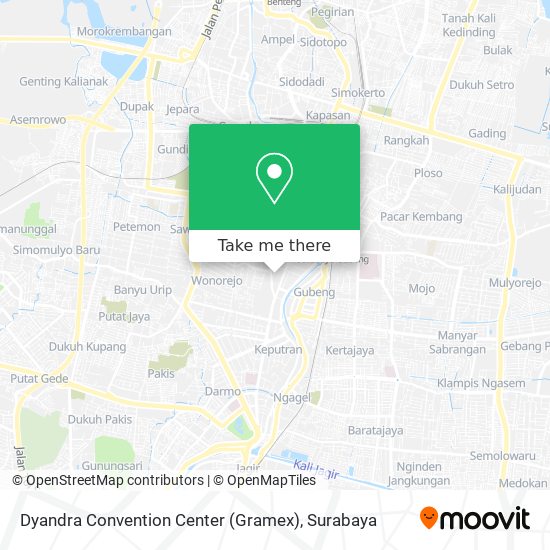 Dyandra Convention Center (Gramex) map