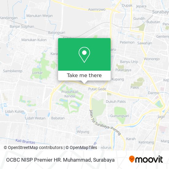 OCBC NISP Premier HR. Muhammad map
