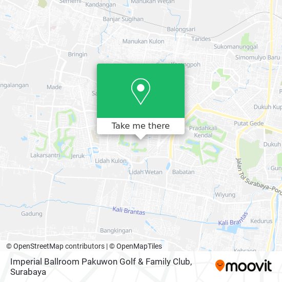 Imperial Ballroom Pakuwon Golf & Family Club map