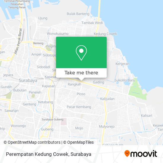 Perempatan Kedung Cowek map