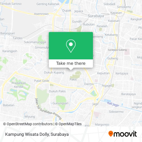 Kampung Wisata Dolly map