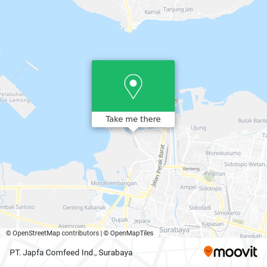 PT. Japfa Comfeed Ind. map