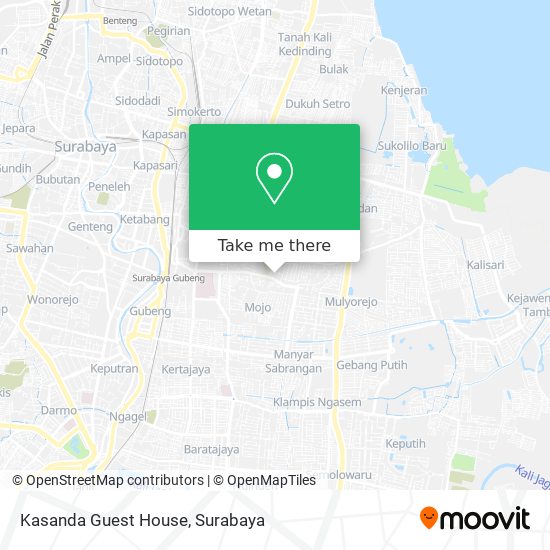 Kasanda Guest House map