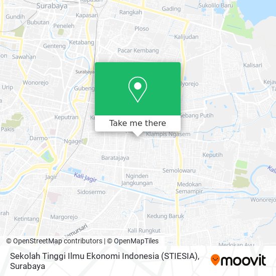 Sekolah Tinggi Ilmu Ekonomi Indonesia (STIESIA) map