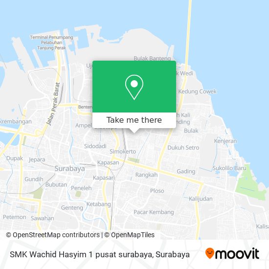 SMK Wachid Hasyim 1 pusat surabaya map
