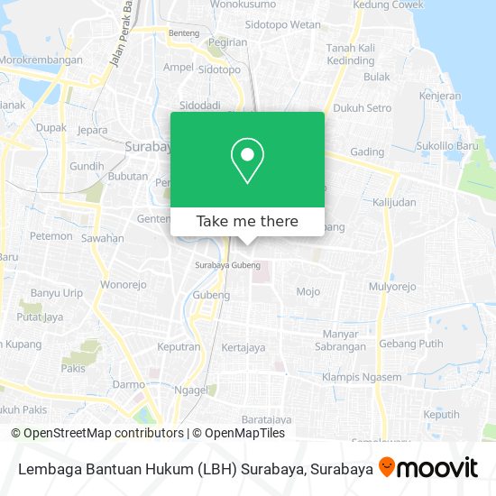 Lembaga Bantuan Hukum (LBH) Surabaya map