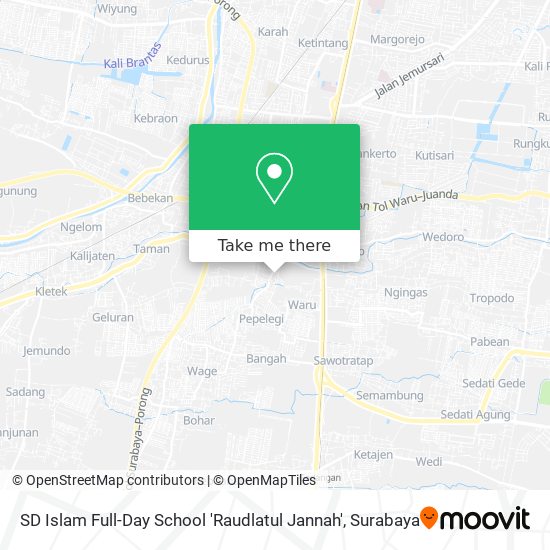 SD Islam Full-Day School 'Raudlatul Jannah' map