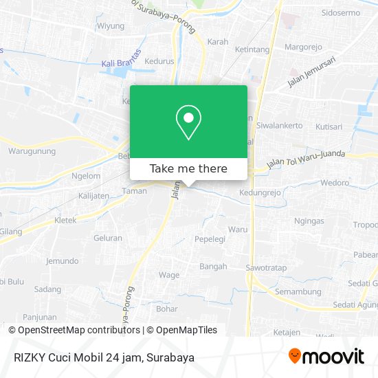 RIZKY Cuci Mobil 24 jam map