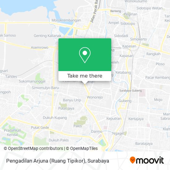 Pengadilan Arjuna (Ruang Tipikor) map