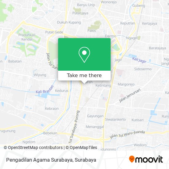 Pengadilan Agama Surabaya map