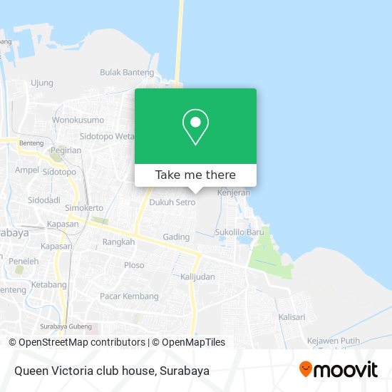 Queen Victoria club house map