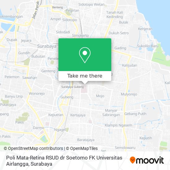 Poli Mata-Retina RSUD dr Soetomo FK Universitas Airlangga map