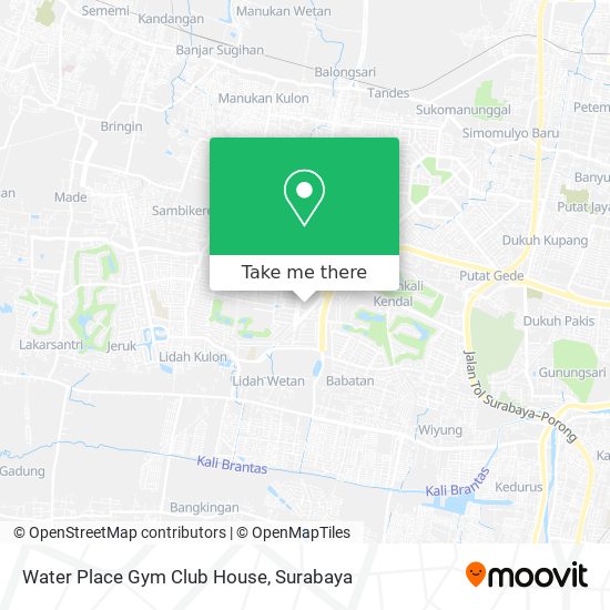 Water Place Gym Club House map