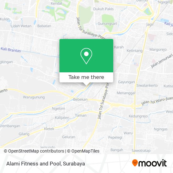 Alami Fitness and Pool map