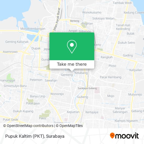 Pupuk Kaltim (PKT) map