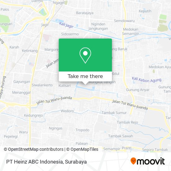 PT Heinz ABC Indonesia map