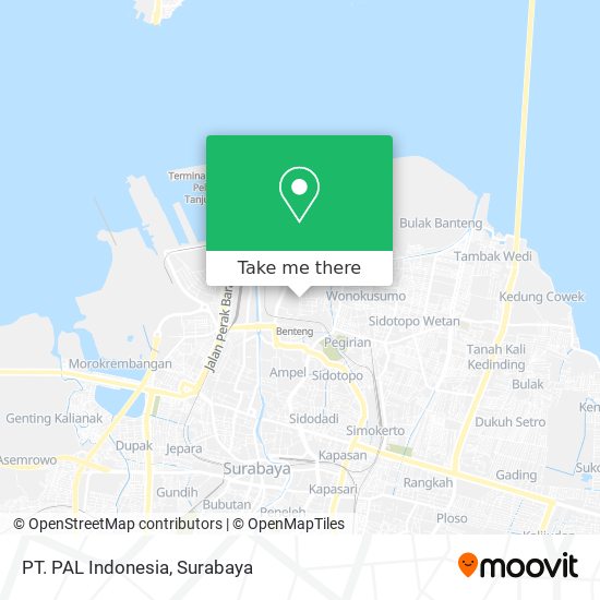 PT. PAL Indonesia map