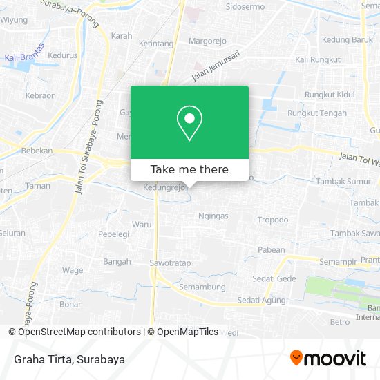 Graha Tirta map