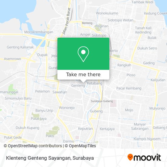 Klenteng Genteng Sayangan map