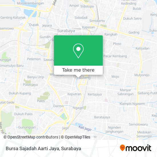 Bursa Sajadah Aarti Jaya map