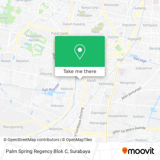 Palm Spring Regency Blok C map