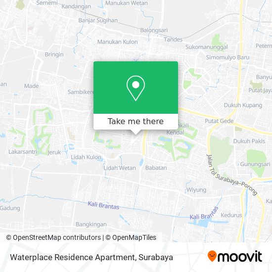 Waterplace Residence Apartment map