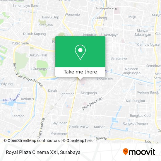 Royal Plaza Cinema XXI map