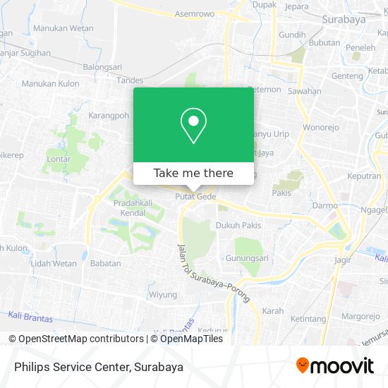 Philips Service Center map