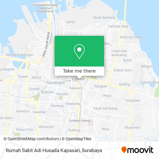 Rumah Sakit Adi Husada Kapasari map