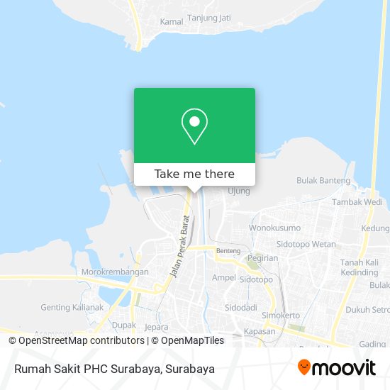 Rumah Sakit PHC Surabaya map