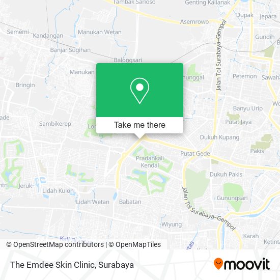 The Emdee Skin Clinic map