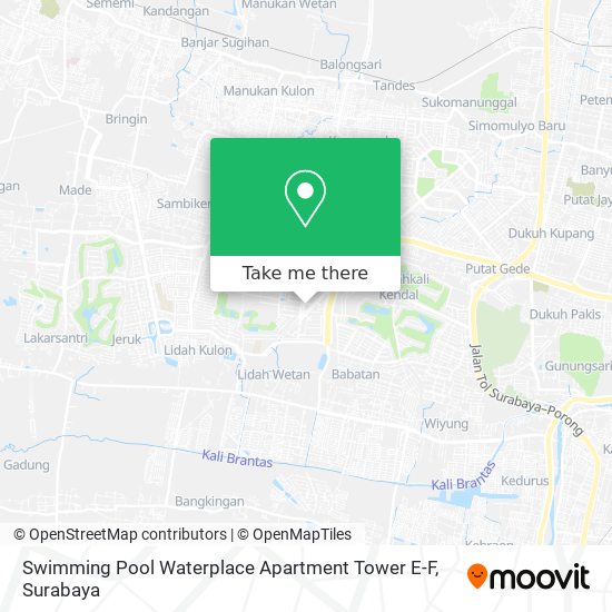 Swimming Pool Waterplace Apartment Tower E-F map
