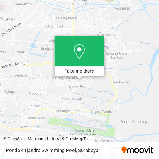 Pondok Tjandra Swimming Pool map
