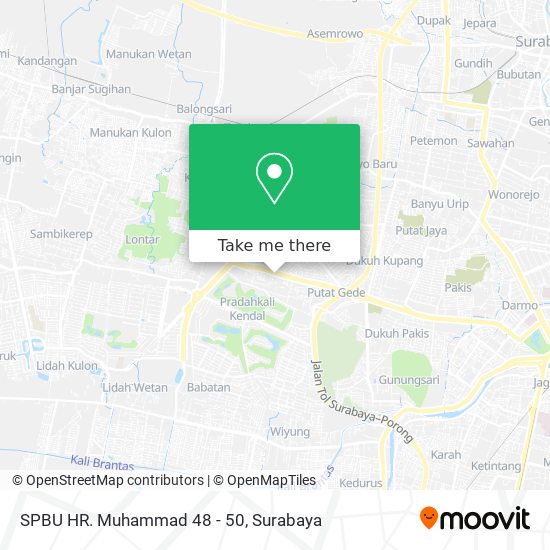 SPBU HR. Muhammad 48 - 50 map