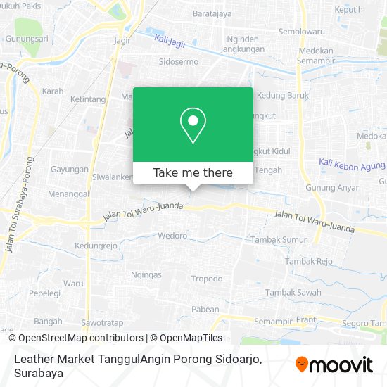 Leather Market TanggulAngin Porong Sidoarjo map