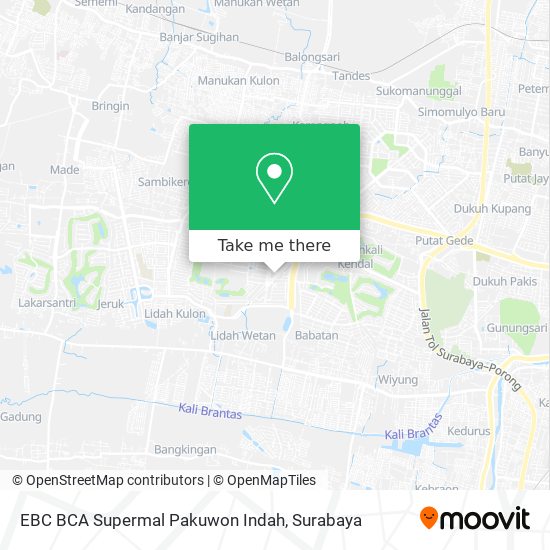 EBC BCA Supermal Pakuwon Indah map