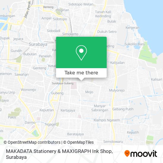 MAKADATA Stationery & MAXIGRAPH Ink Shop map