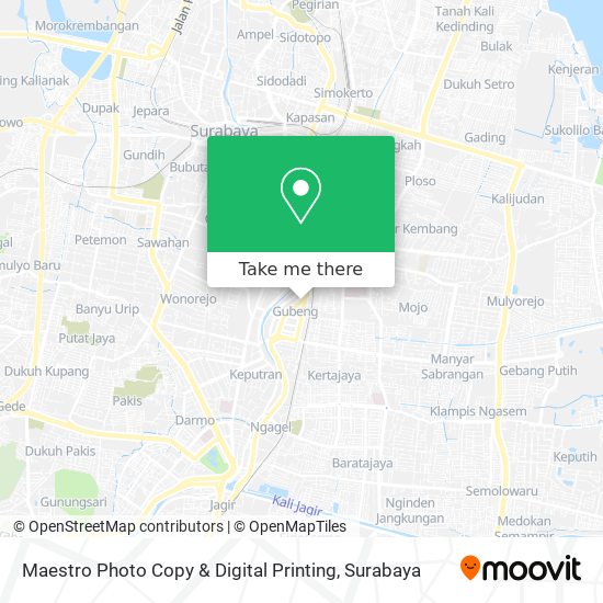Maestro Photo Copy & Digital Printing map
