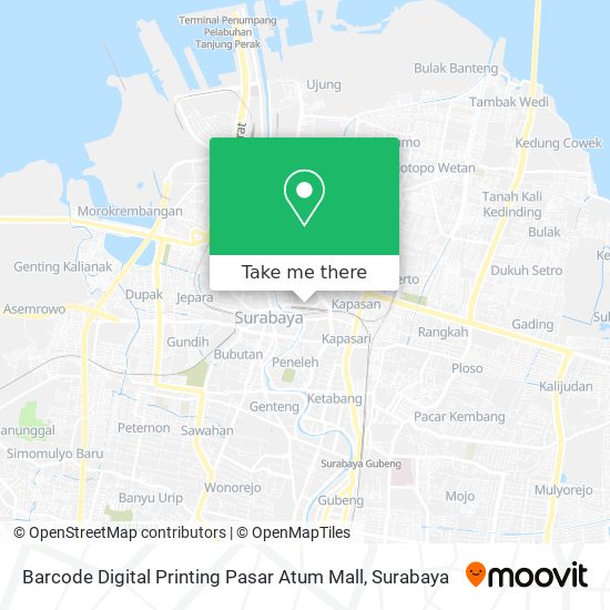 Barcode Digital Printing Pasar Atum Mall map