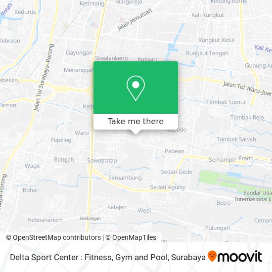 Delta Sport Center : Fitness, Gym and Pool map