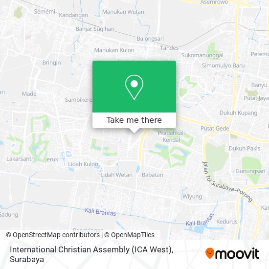International Christian Assembly (ICA West) map