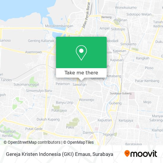 Gereja Kristen Indonesia (GKI) Emaus map