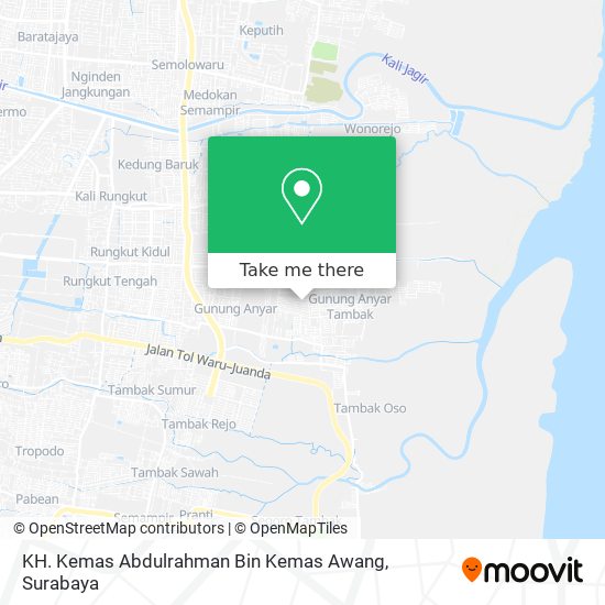 KH. Kemas Abdulrahman Bin Kemas Awang map