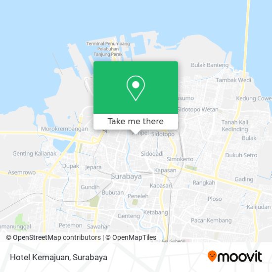 Hotel Kemajuan map