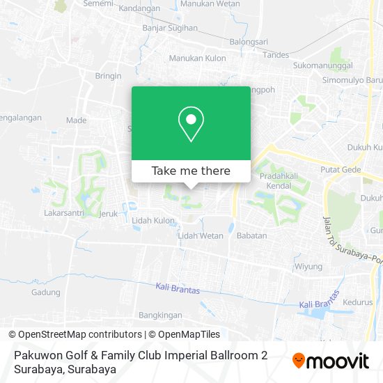 Pakuwon Golf & Family Club Imperial Ballroom 2 Surabaya map