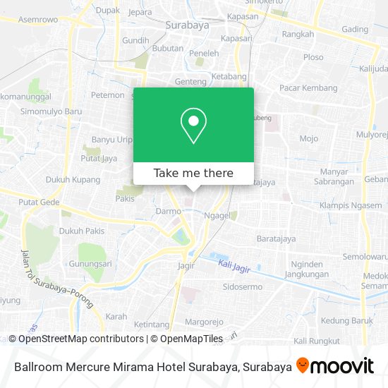 Ballroom Mercure Mirama Hotel Surabaya map