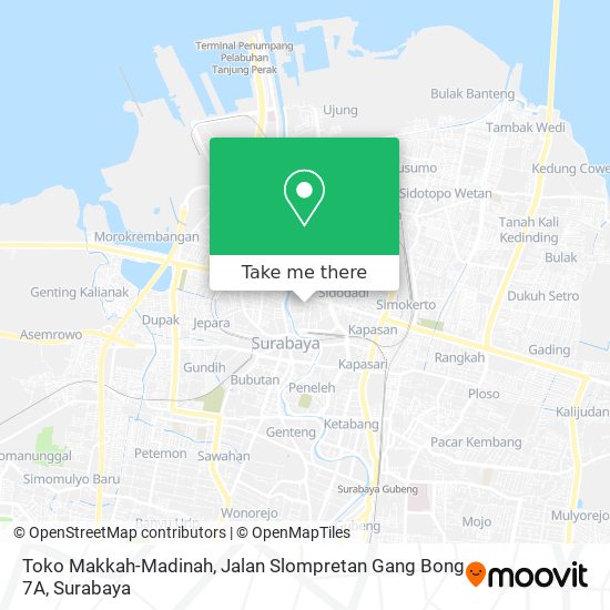 Toko Makkah-Madinah, Jalan Slompretan Gang Bong 7A map