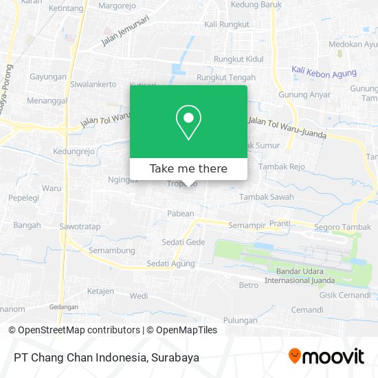 PT Chang Chan Indonesia map