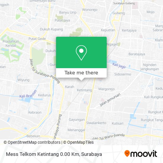 Mess Telkom Ketintang 0.00 Km map